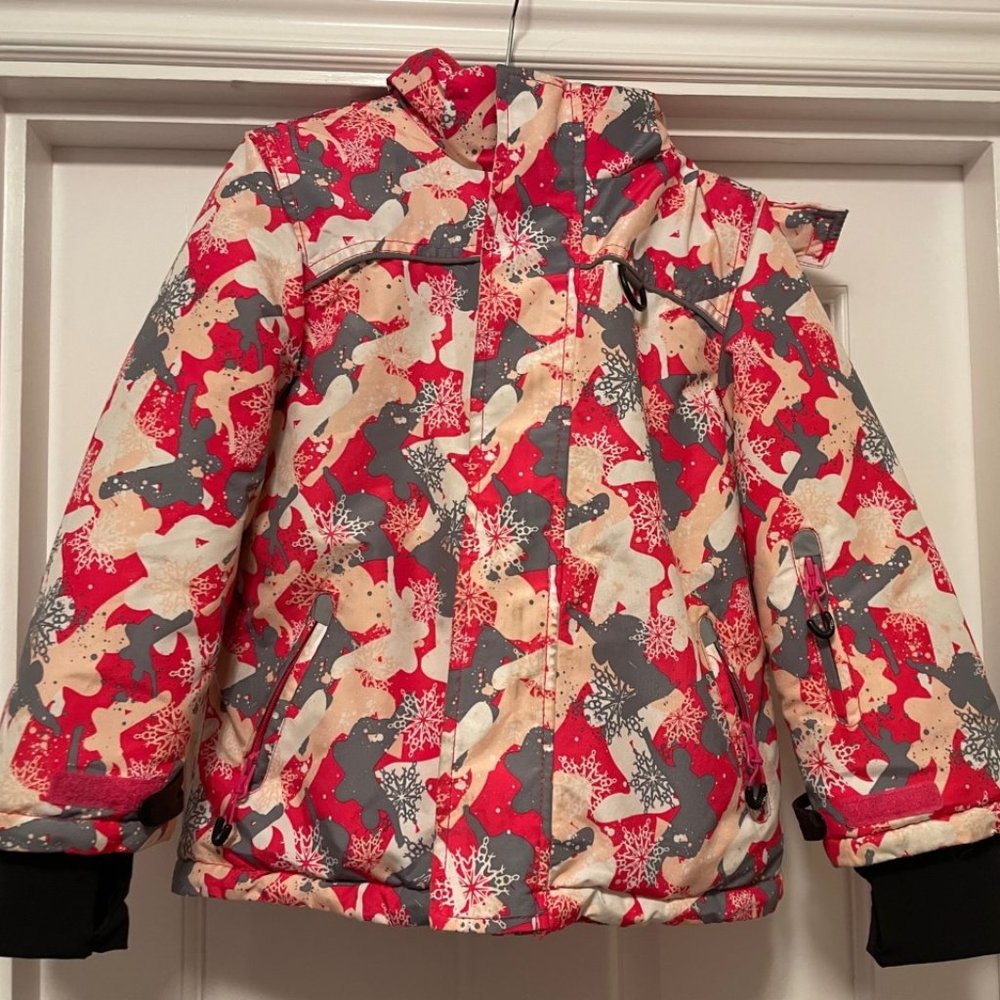 PHIBEE Girls' Sportswear Waterproof Windproof Snowboard Ski Jacket - Size 6